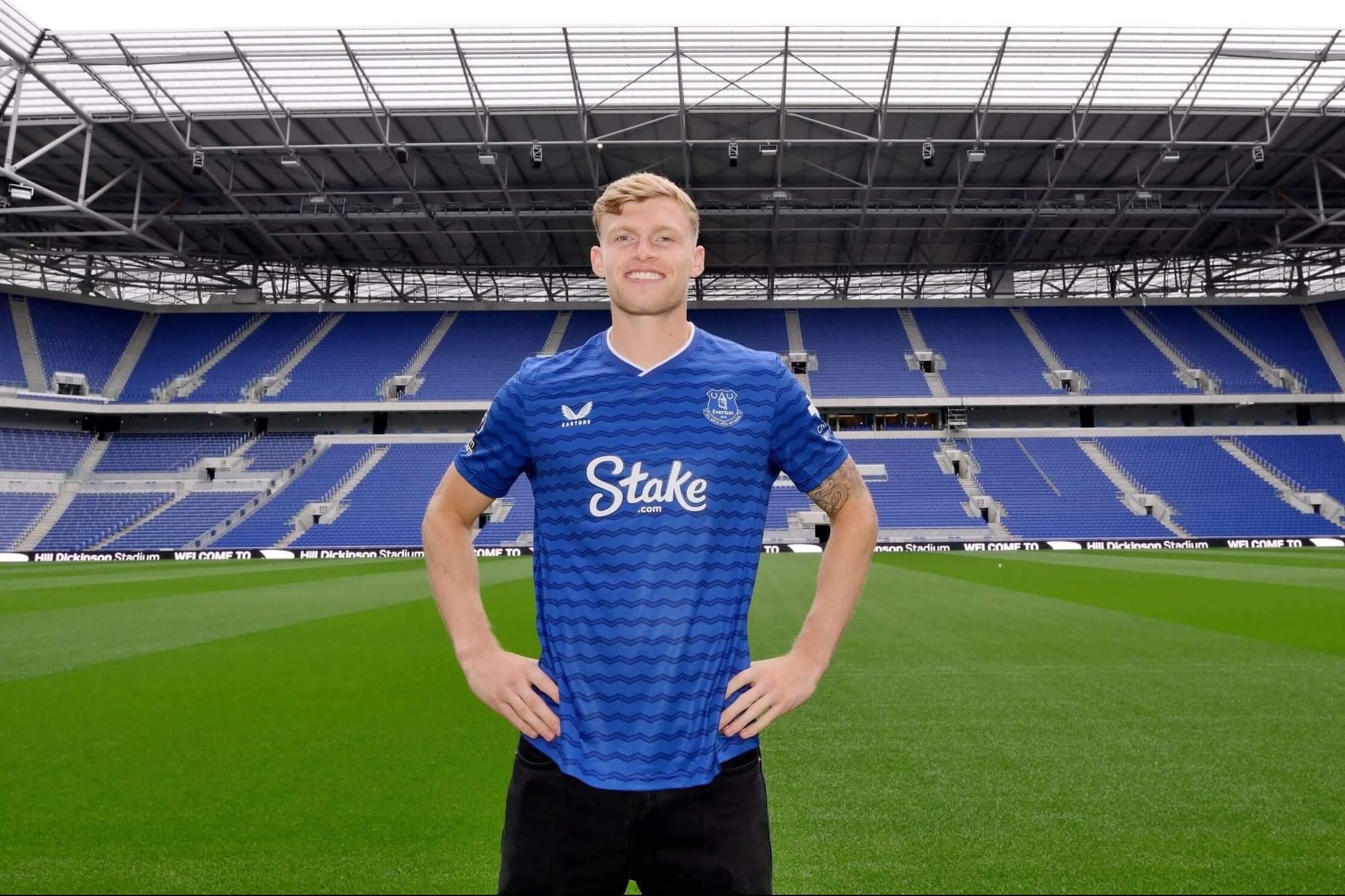Everton ràng buộc trung vệ trụ cột Jarrad Branthwaite đến năm 2030