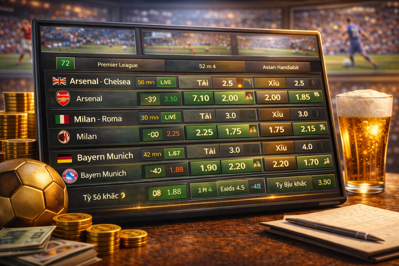 Nền tảng cá cược thể thao trực tuyến