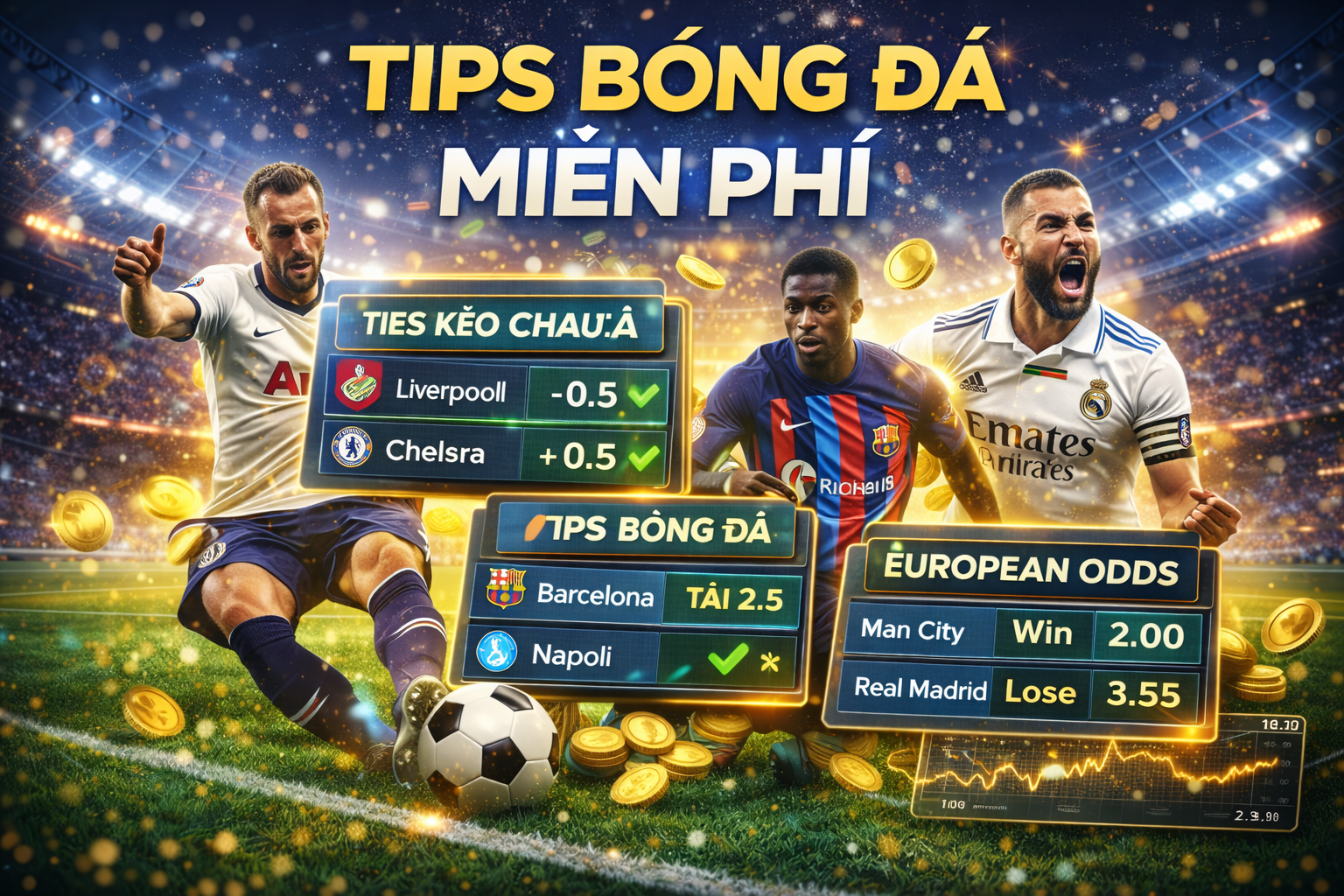 TIPS BÓNG ĐÁ MIỄN PHÍ hấp dẫn